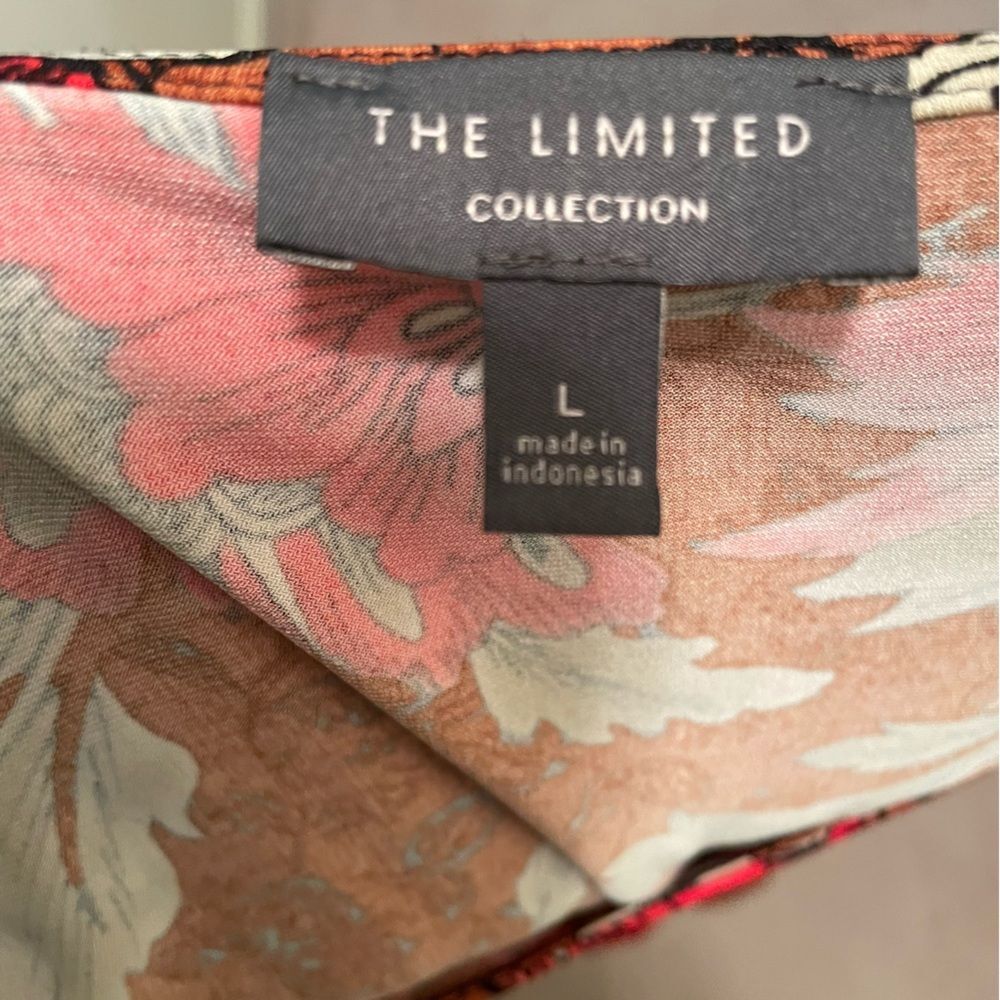 The Limited Collection Tunic Vibrant Boho Floral Pattern 3/4 Sleeve Womens Large - Picture 5 of 6